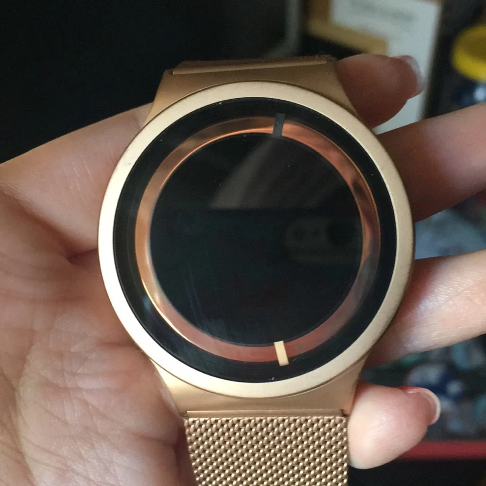 ZIIIRO ECLIPSE Steel Rose Gold Wrist Watch
